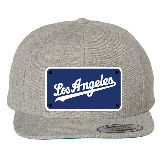Custom Grey/Blue Los Angeles Hat