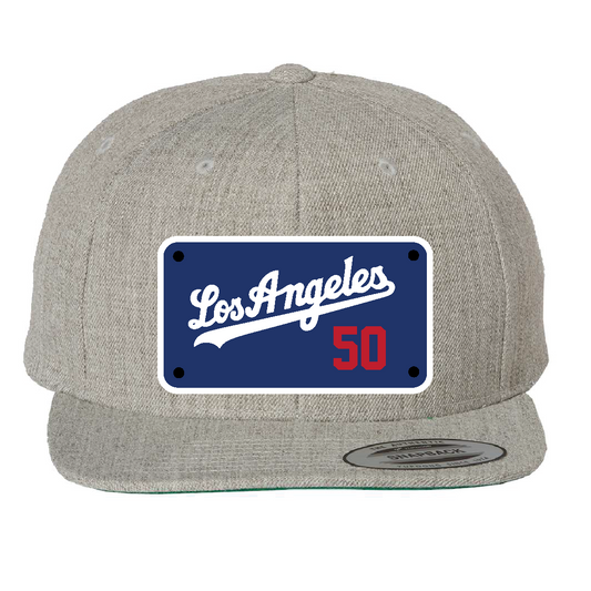 Custom Grey/Blue Los Angeles Betts Hat