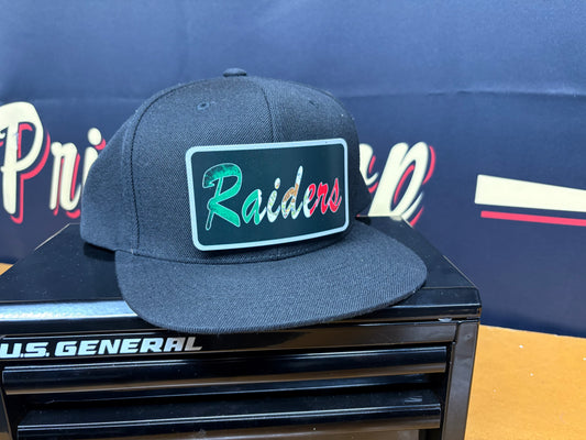 Custom Raiders Mexican Heritage Hat - OSPS Plaque Style