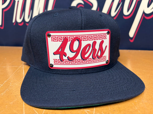 Raza 49ers Plaque Hat - OSPS 49ers Plaque Style