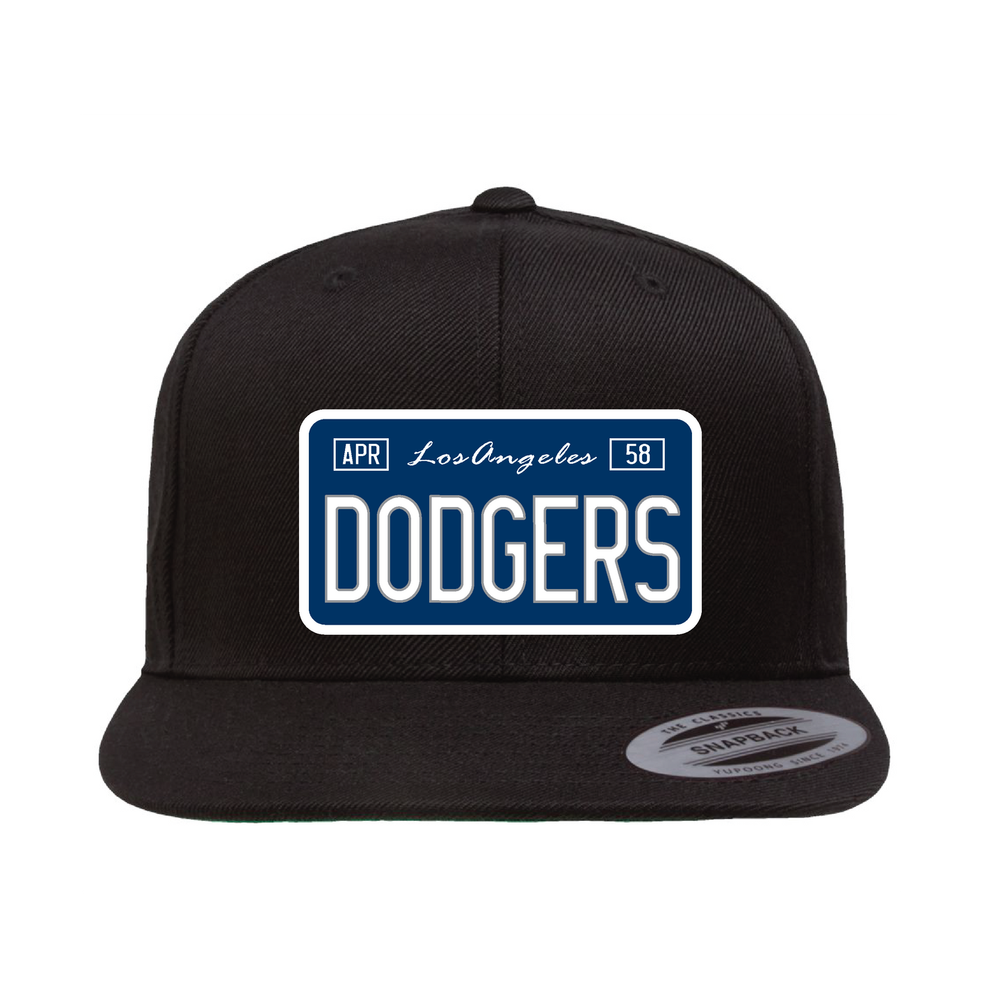 Los Angeles Dodgers License Plate Plaque Hat - OSPS Dodgers Plaque Style