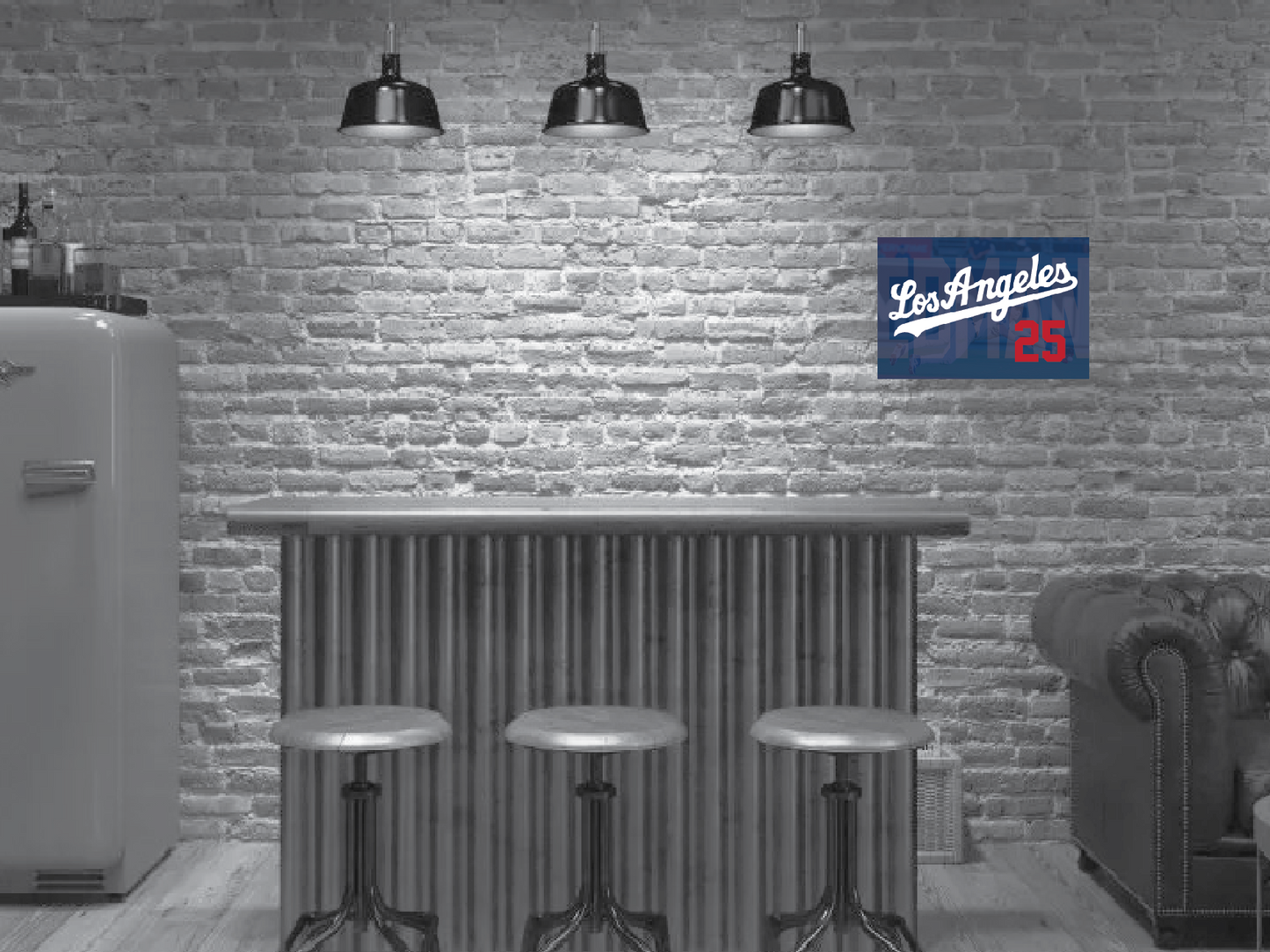 Custom Tommy Edman wall sign
