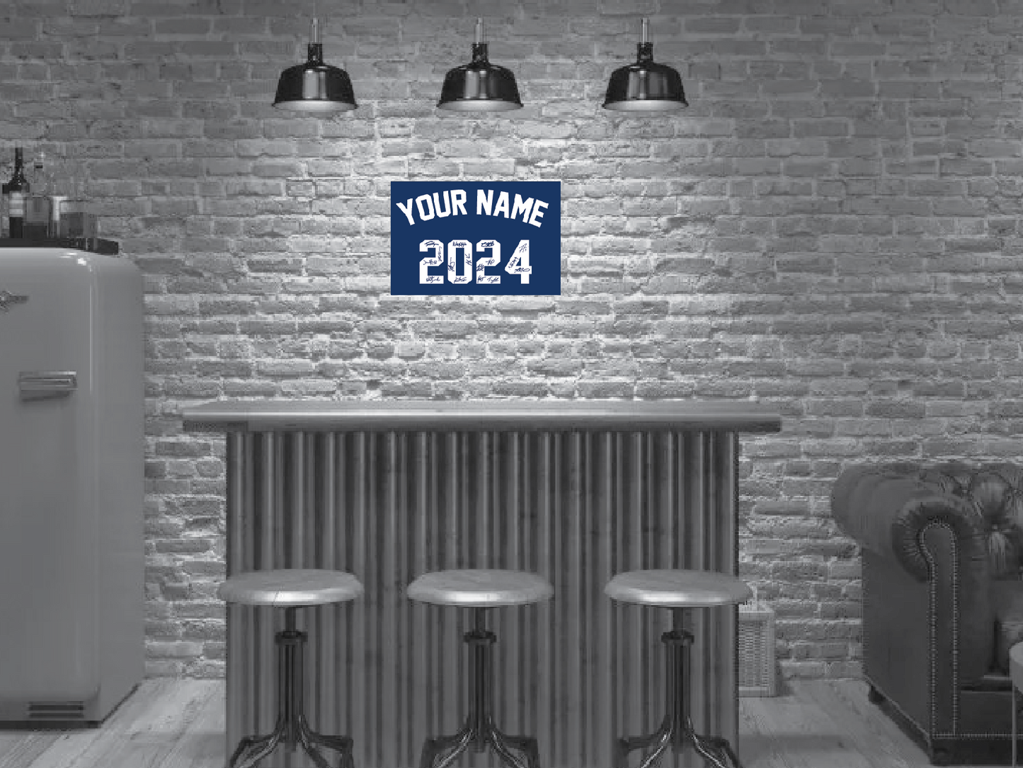 Personalized 2024 Autograph Wall Sign