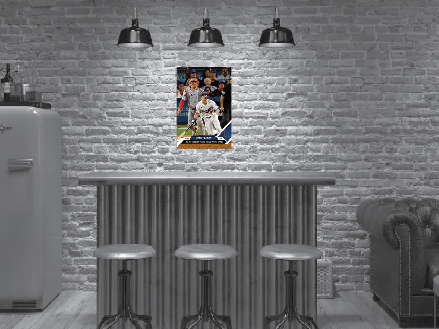 Custom Tommy E. Sport Card Sign
