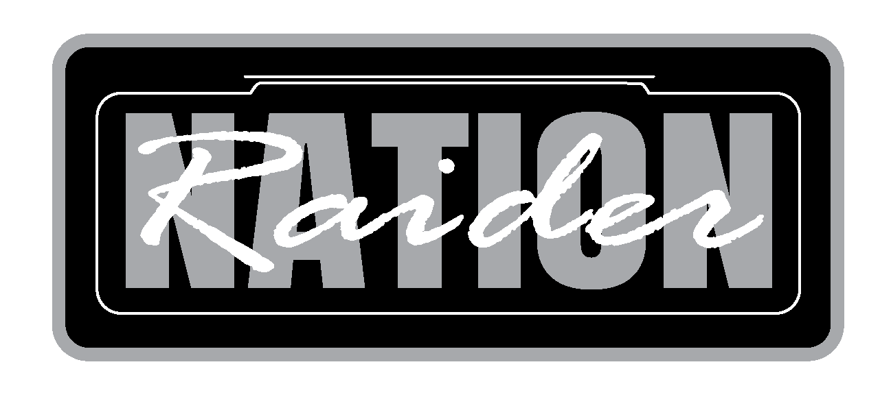 Custom Raider Nation Tool Box, Hard Hat, Cooler, Locker Plaque - with adhesive