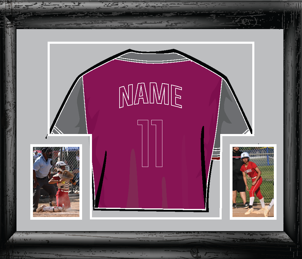Personalized  Full Baseball/Softball Jersey Frame