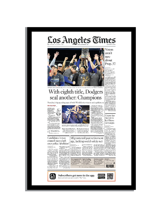 CUSTOM W.S. 2024 CHAMPS LATMS wall Sign